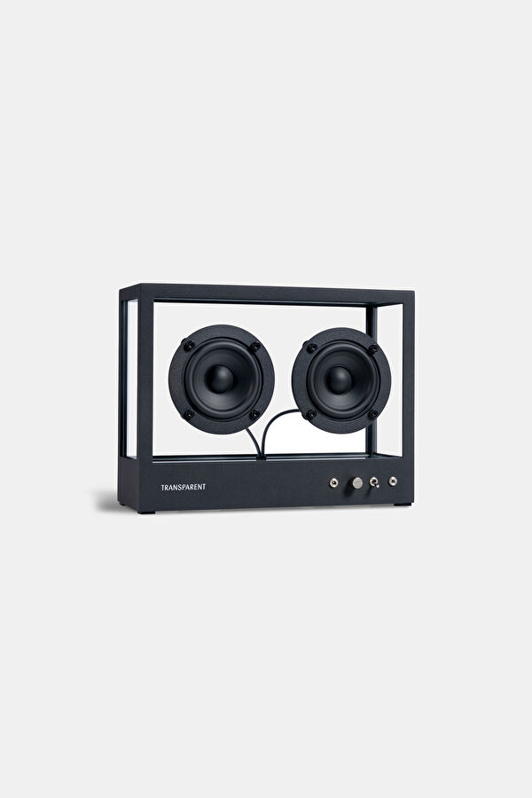 Küçük Siyah Transparent Bluetooth Hoparlör 4