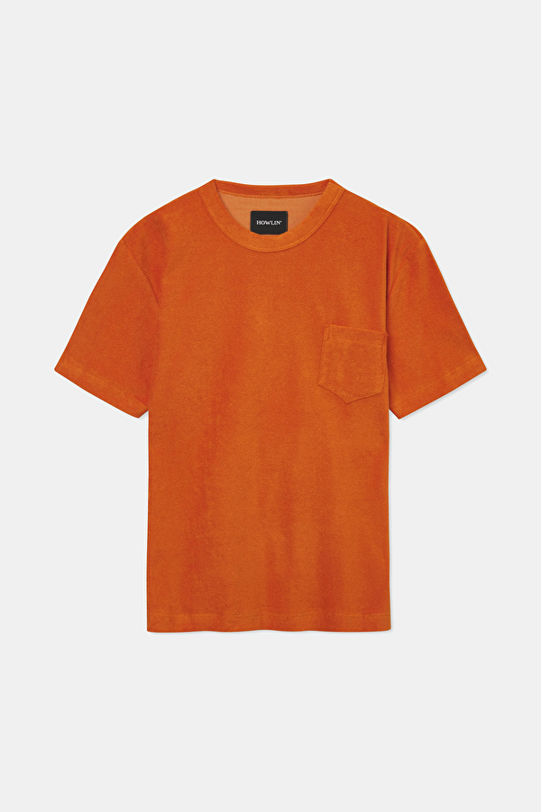 Orange Bicycle Collar Tshirt