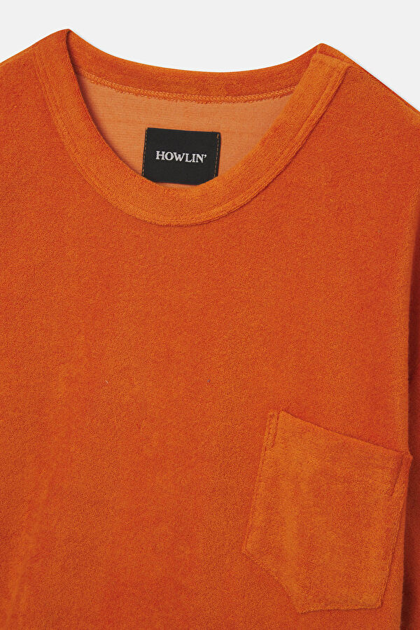 Orange Bicycle Collar Tshirt 2