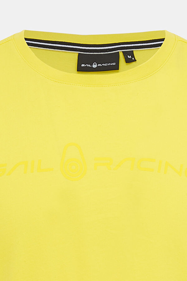 Açık Sarı Bisiklet Yaka T-Shirt 3