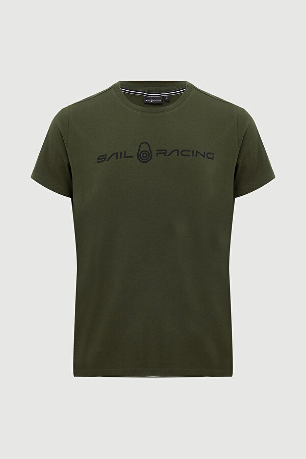 Haki Bisiklet Yaka T-Shirt 4
