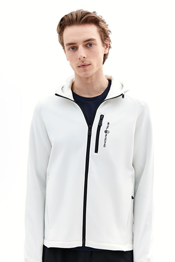 Beyaz Kapuşonlu Sweatshirt 2