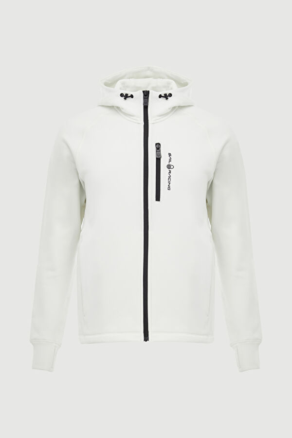 Beyaz Kapuşonlu Sweatshirt 4