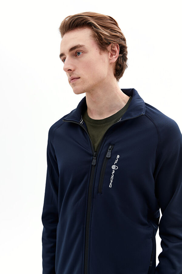 Lacivert Dik Yaka Sweatshirt 2