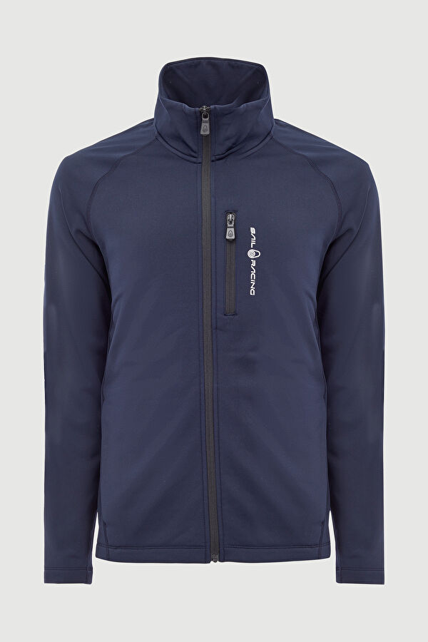 Lacivert Dik Yaka Sweatshirt 4