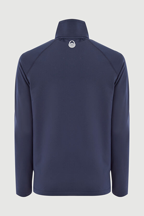Lacivert Dik Yaka Sweatshirt 5