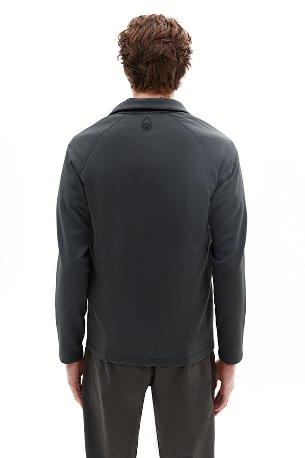 Antrasit Dik Yaka Sweatshirt 3