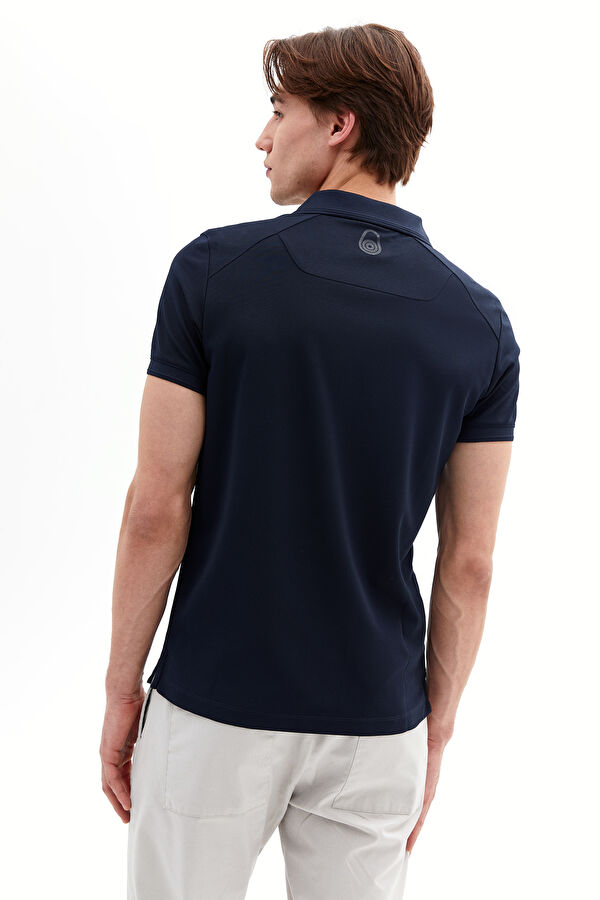 Lacivert Polo Yaka T-Shirt 2