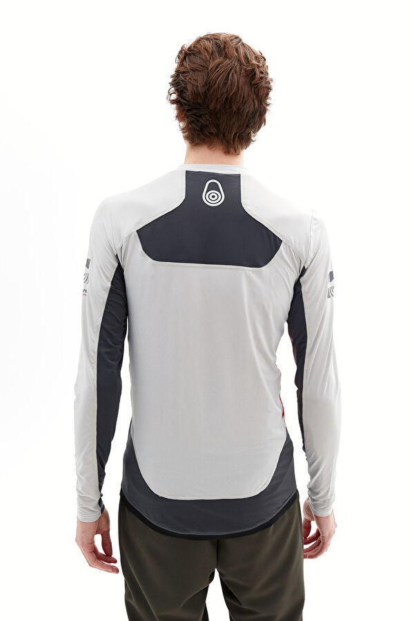 Gri Bisiklet Yaka T-Shirt 3