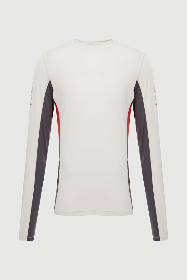 Gri Bisiklet Yaka T-Shirt 4