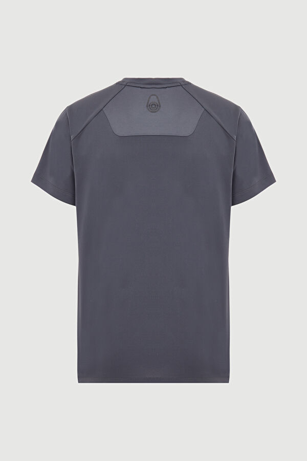 Gri Bisiklet Yaka T-Shirt 5