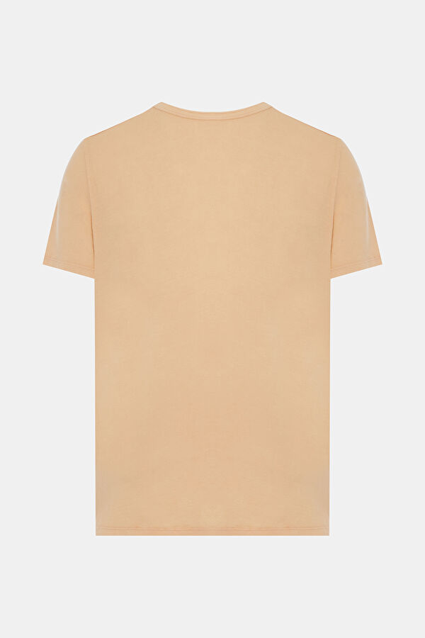 Somon Bisiklet Yaka Düz T-Shirt 2