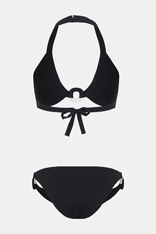 Siyah Boyundan Askılı Bikini 2