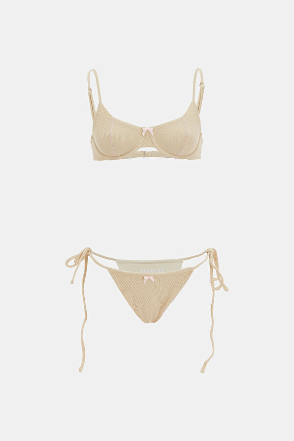 Bej Askılı Bikini