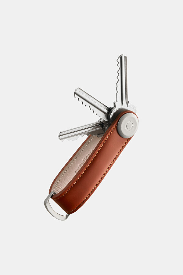 Leather Key Organizer Kahverengi Anahtarlık 5