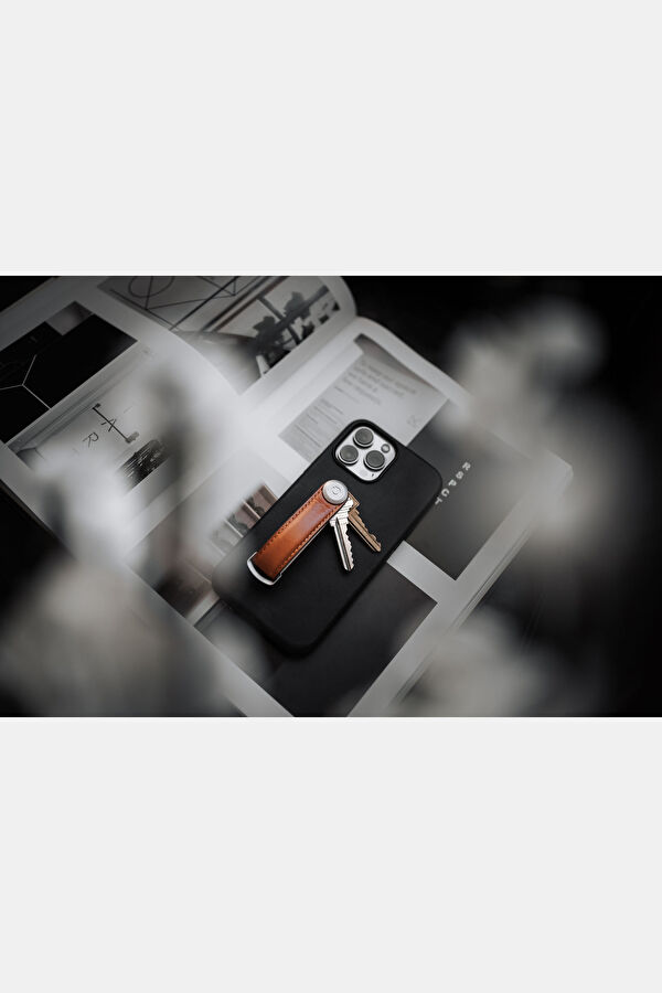 Leather Key Organizer Kahverengi Anahtarlık 8