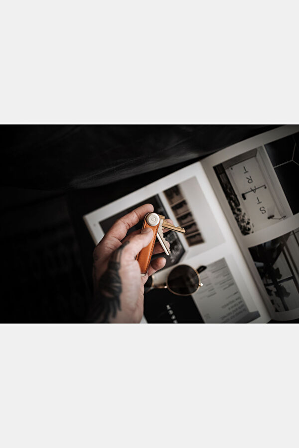 Leather Key Organizer Kahverengi Anahtarlık 11