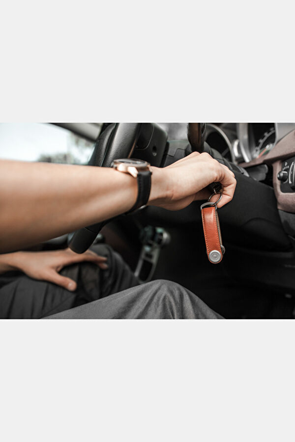 Leather Key Organizer Kahverengi Anahtarlık 13