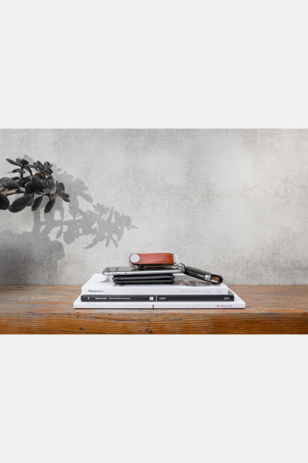 Leather Key Organizer Kahverengi Anahtarlık 19