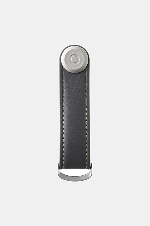 Leather Key Organizer Gri Anahtarlık