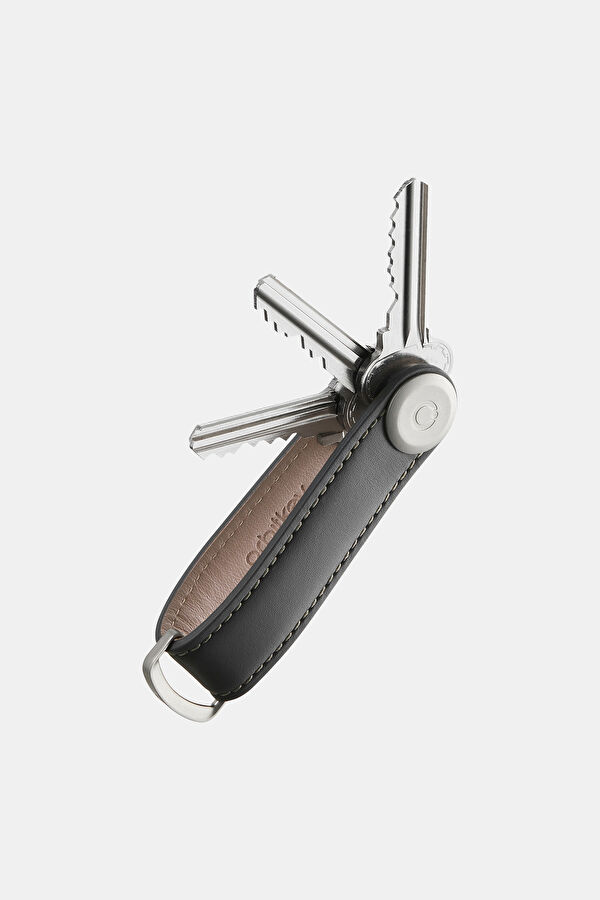Leather Key Organizer Gri Anahtarlık 3