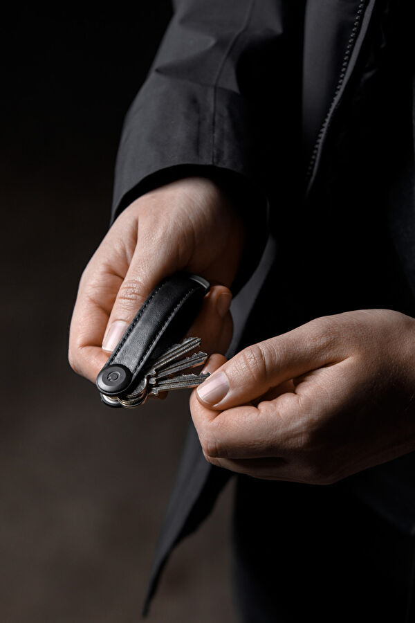 Leather Key Organizer Siyah Anahtarlık 8