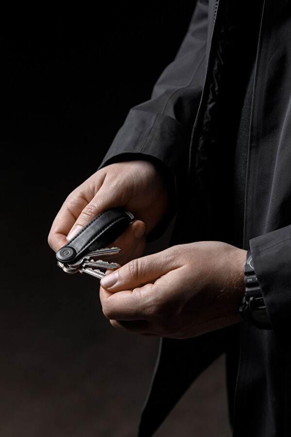 Leather Key Organizer Siyah Anahtarlık 9