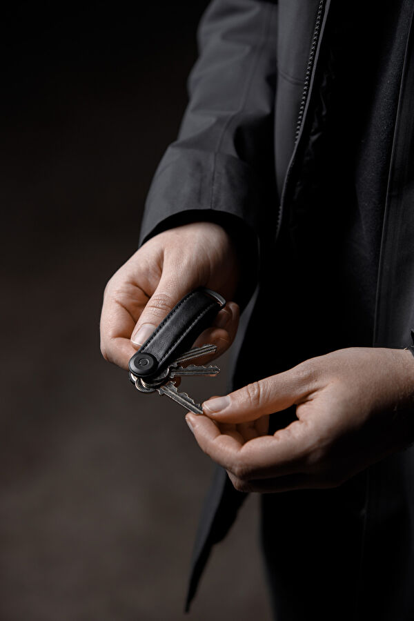 Leather Key Organizer Siyah Anahtarlık 10