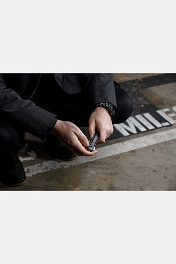 Leather Key Organizer Siyah Anahtarlık 16