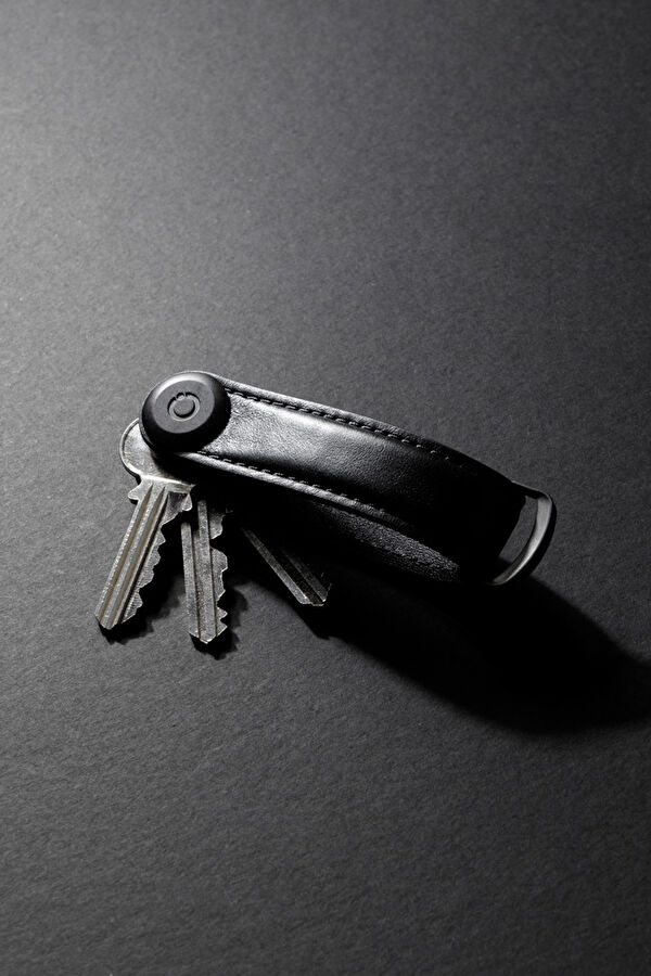 Leather Key Organizer Siyah Anahtarlık 19