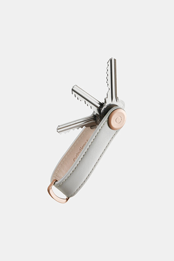 Leather Key Organizer Gri Anahtarlık 3