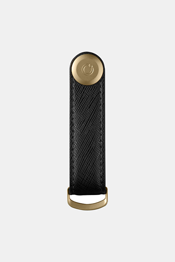 Saffiano Leather Key Organizer Siyah Anahtarlık 2