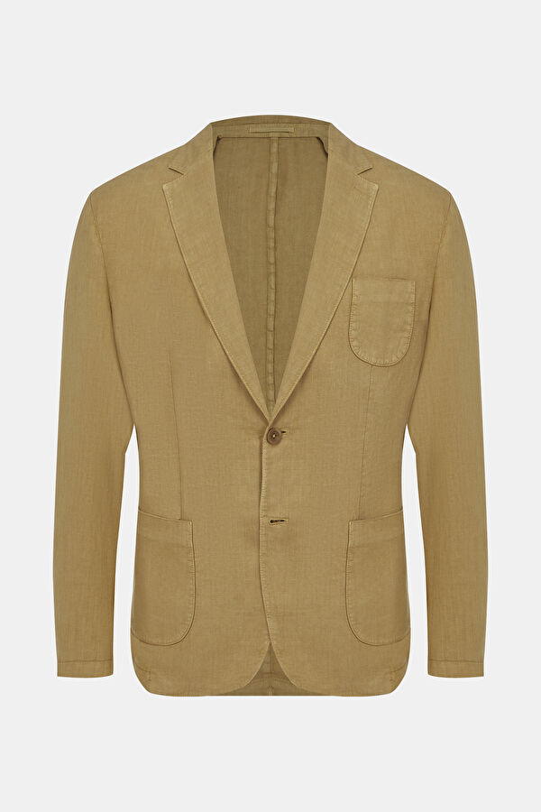 Camel Linen Jacket