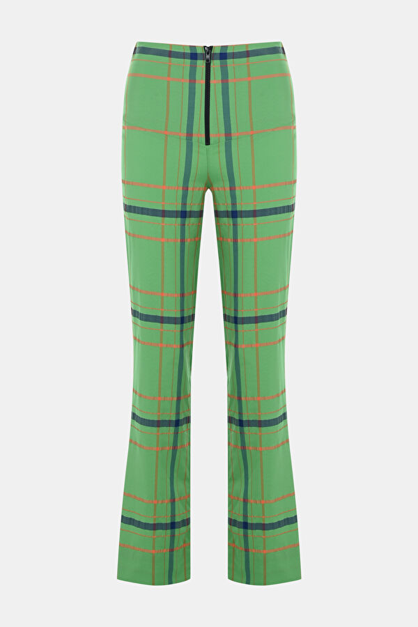Yeşil Boru Paça Pantolon