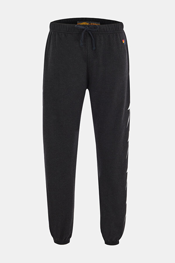 Siyah Dar Paça Spor Pantolon