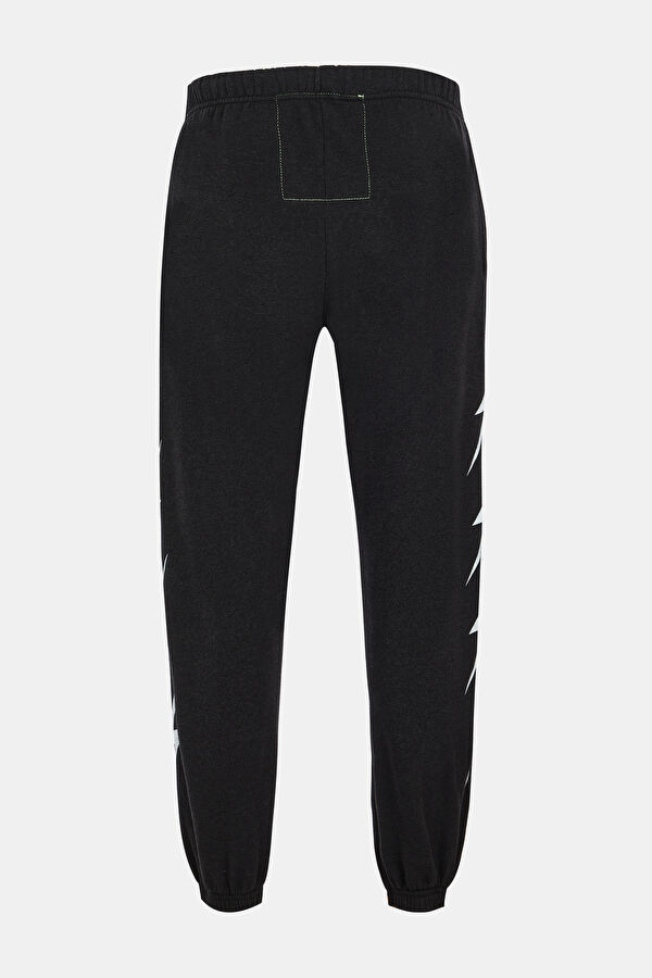 Siyah Dar Paça Spor Pantolon 2