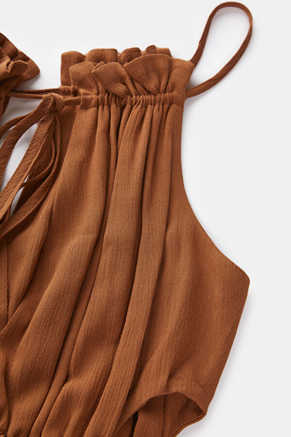 Tile-colored Midi Women's Dress 3