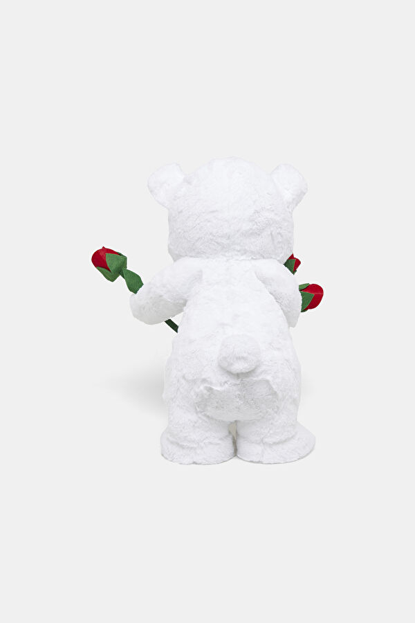 Fluffy Popyonlu Ve Güllü Ayı 55 cm 3