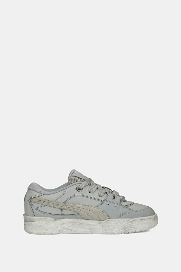 Skate Vibe Reflective Gri Deri Erkek Spor Ayakkabı