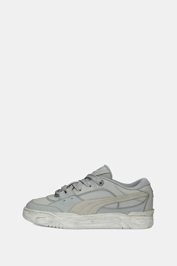 Skate Vibe Reflective Gri Deri Erkek Spor Ayakkabı 4