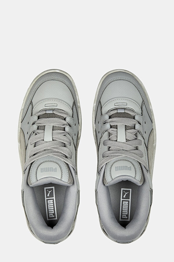 Skate Vibe Reflective Gri Deri Erkek Spor Ayakkabı 6