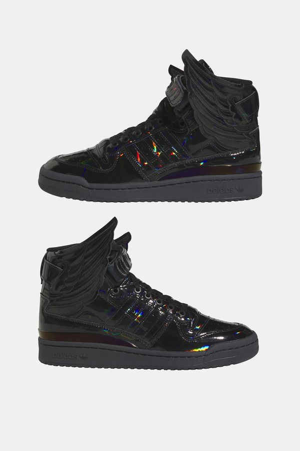 Outlet Erkek Adıdas Jeremy Scott Siyah Düz Deri Spor Ayakkabı