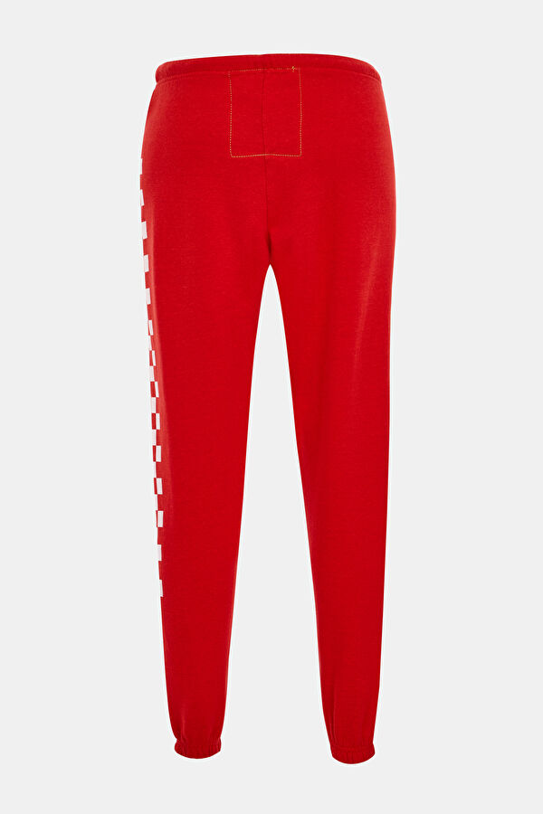 Red Design Filled Sports Trousers 2