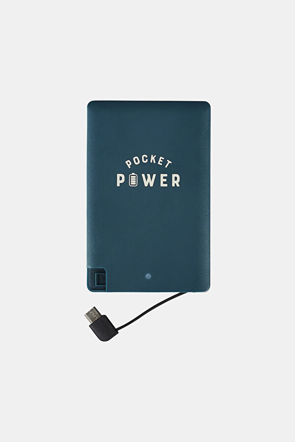 Power Bank Credit Card Size, 2500mAh Mavi