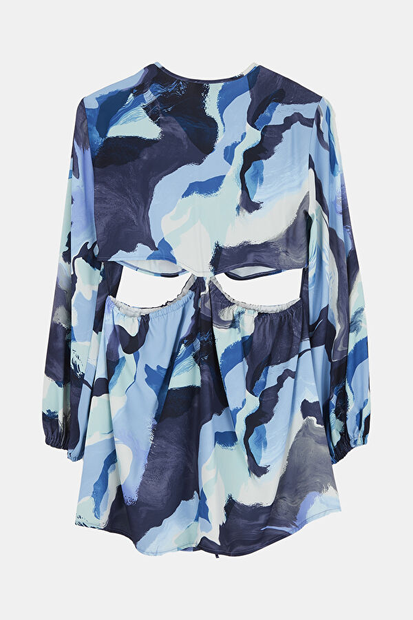 Colorful Patterned Women's Dress 2