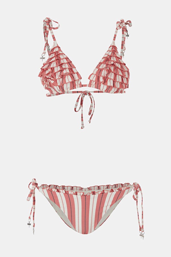 Mercan Desenli Bikini