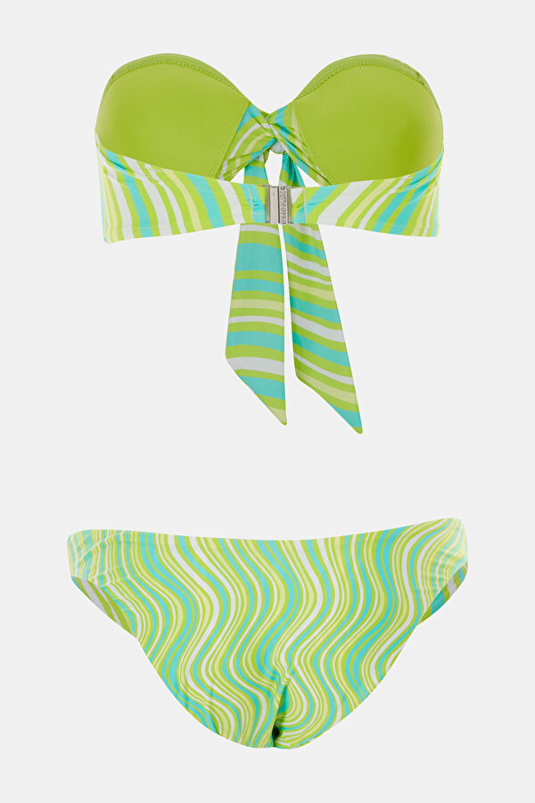 Yeşil Desenli Bikini 2