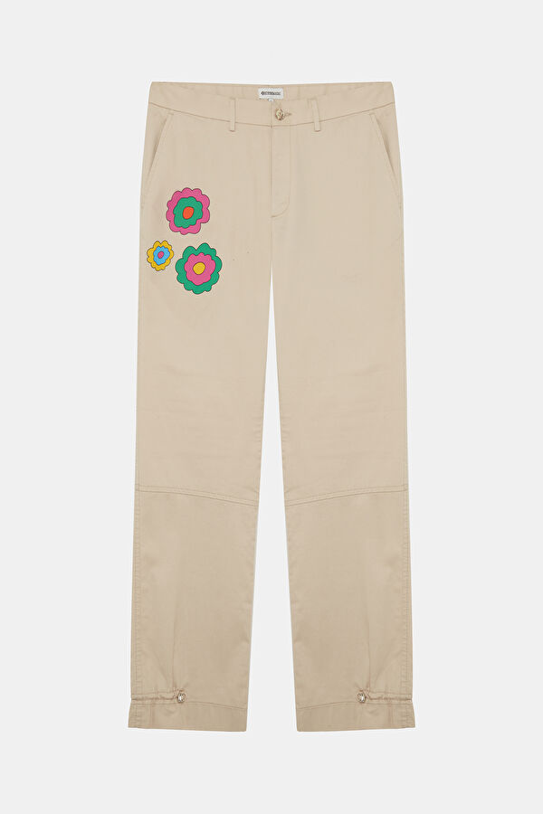 Bej Straight Erkek Pantolon