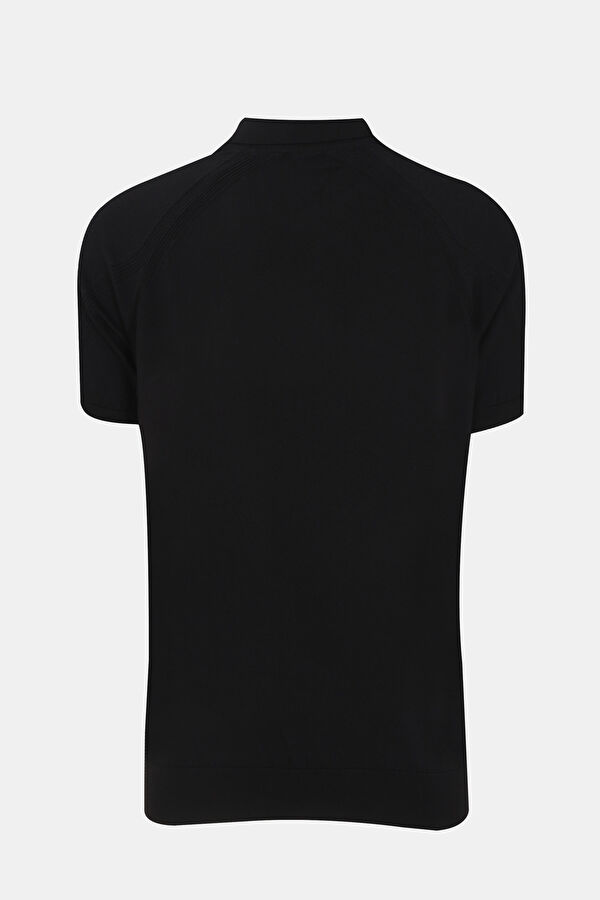 Siyah Polo Yaka T-Shirt 2