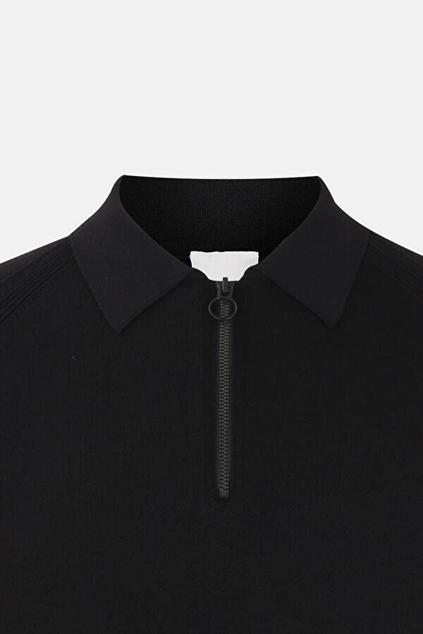 Siyah Polo Yaka T-Shirt 3